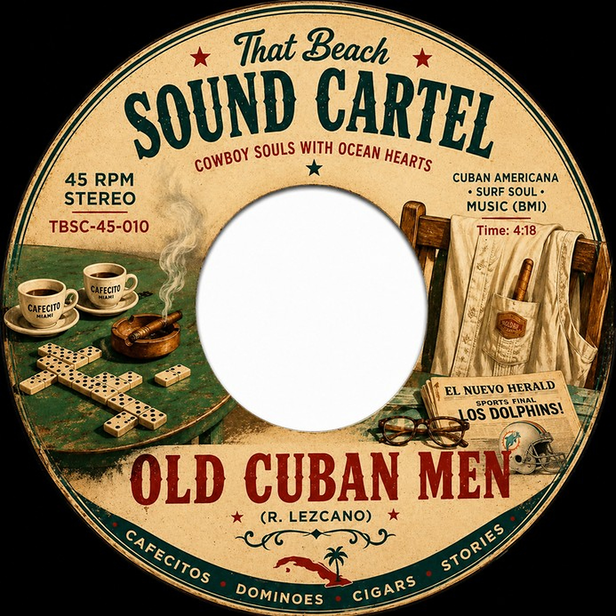 Old Cuban Men artwork by That Beach Sound Cartel