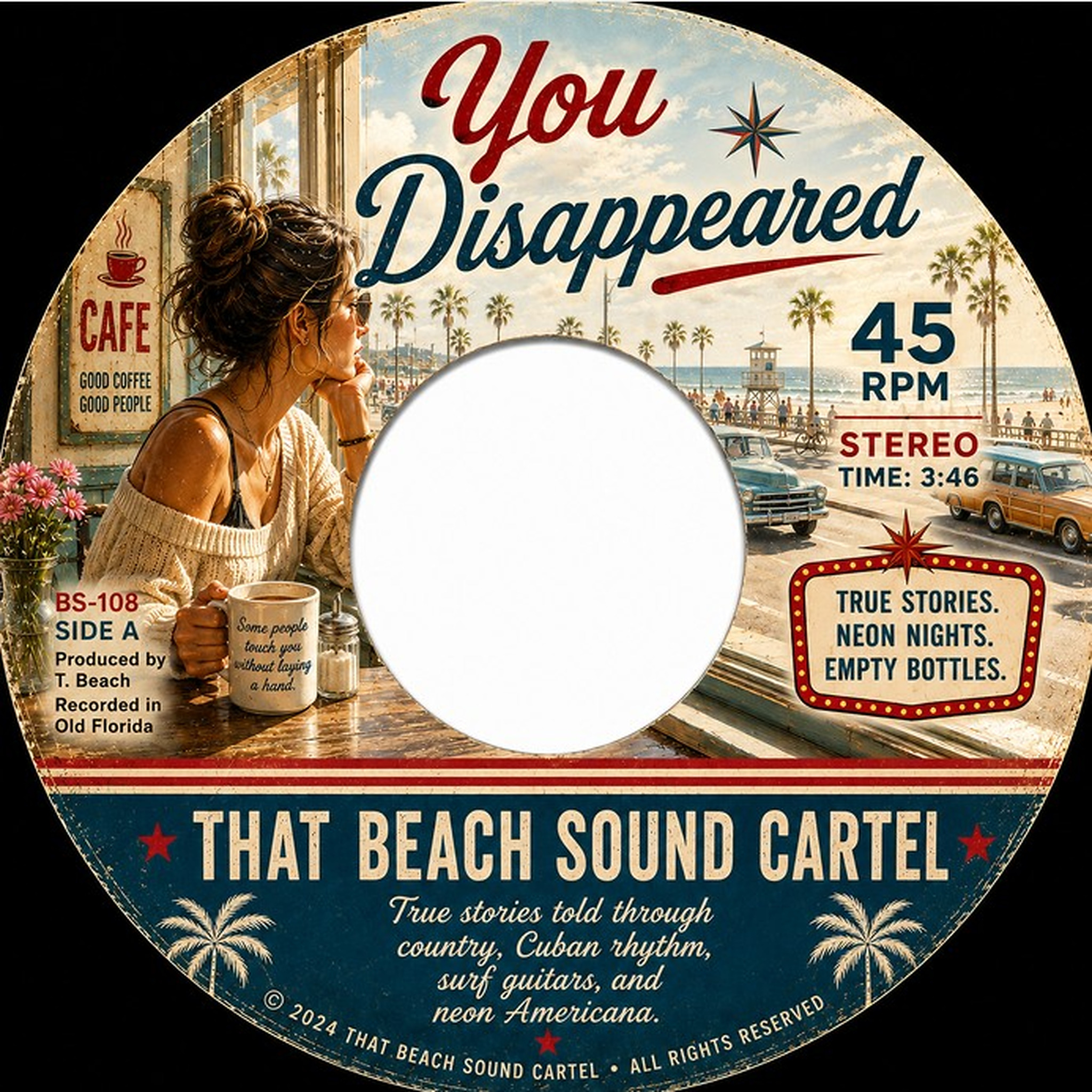 You Disappeared Morning Coffee bossa-nova artwork
