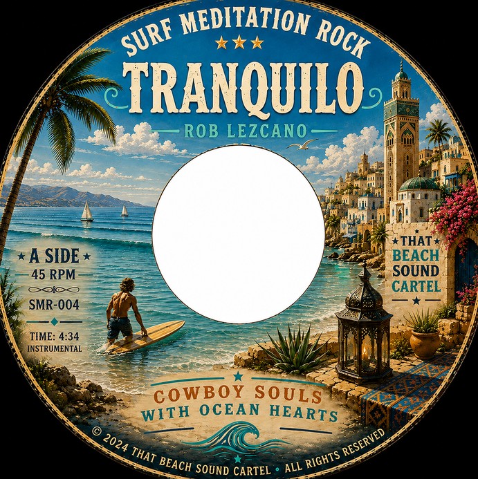 Tranquilo – A Side vintage 45 artwork by That Beach Sound Cartel